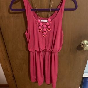 Pink Tank Dress 👗